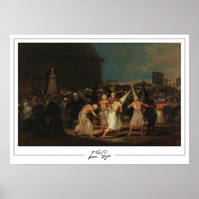 Francisco Goya Zedign Art Poster nr 107 (Framsidan)