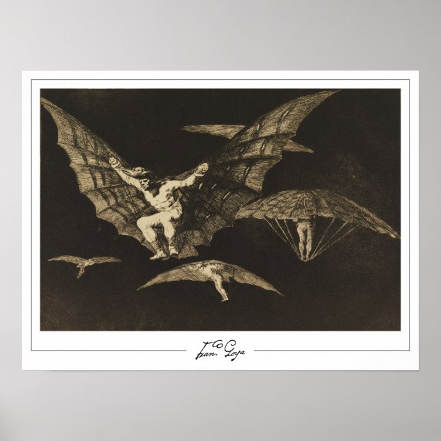 Francisco Goya Zedign Art Poster nr 169 (Framsidan)