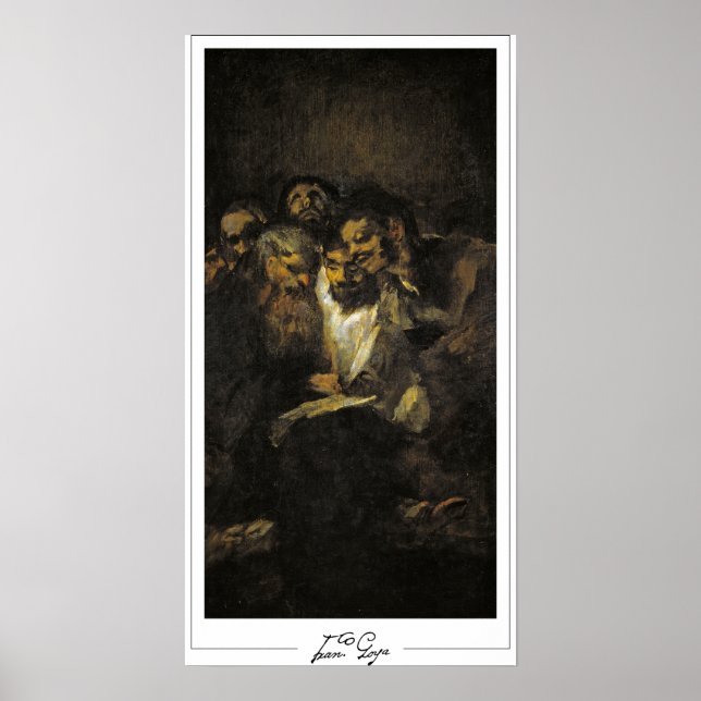 Francisco Goya Zedign Art Poster nr 179 (Framsidan)