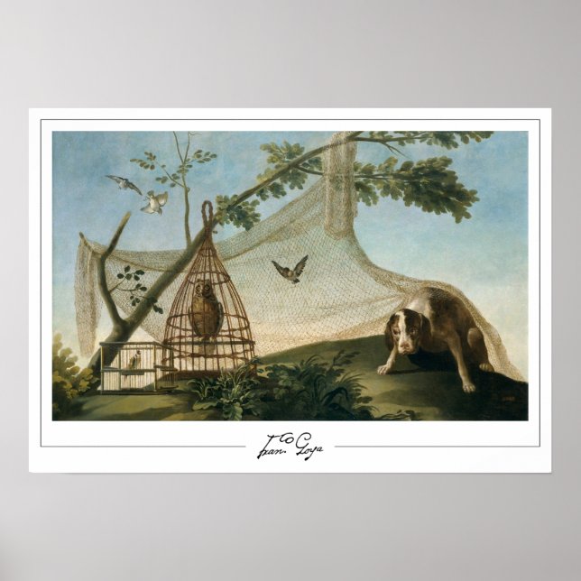 Francisco Goya Zedign Art Poster nr 199 (Framsidan)