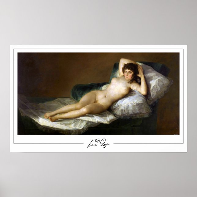 Francisco Goya Zedign Art Poster nr 251 (Framsidan)