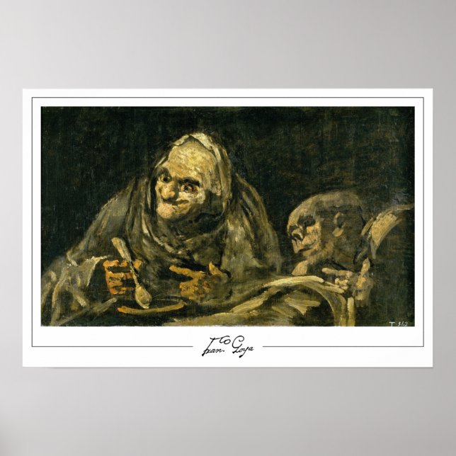 Francisco Goya Zedign Art Poster nr 267 (Framsidan)