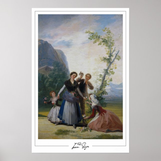 Francisco Goya Zedign Art Poster nr 400 (Framsidan)