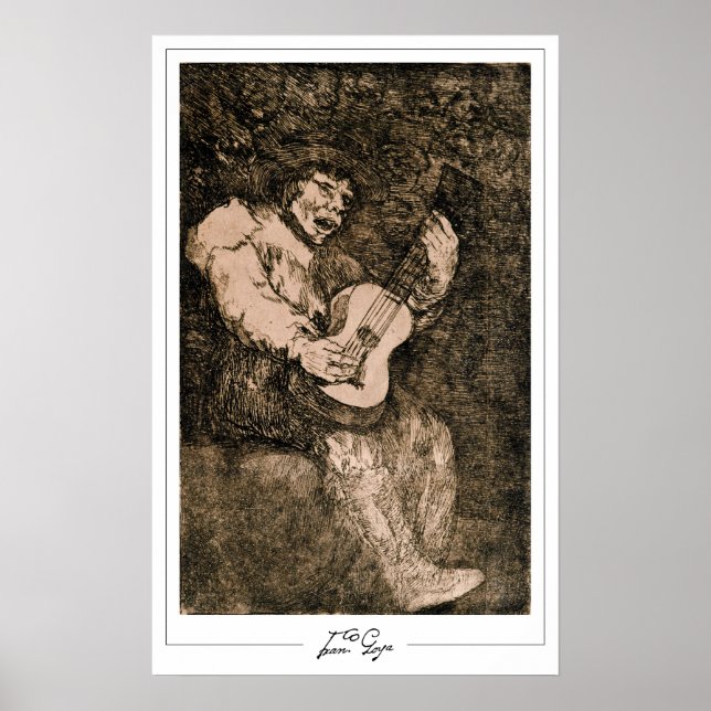 Francisco Goya Zedign Art Poster nr 411 (Framsidan)