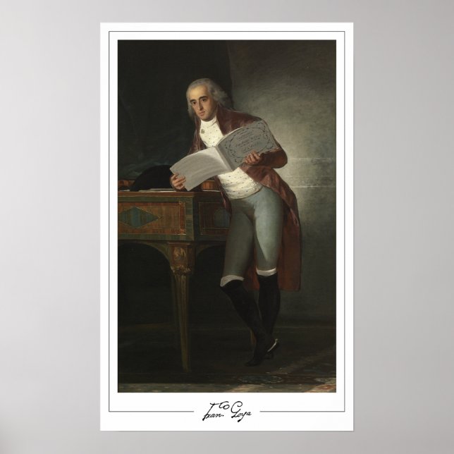 Francisco Goya Zedign Art Poster nr 415 (Framsidan)