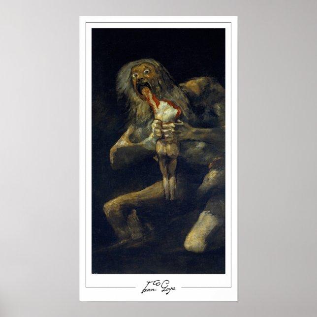 Francisco Goya Zedign Art Poster nr 457 (Framsidan)