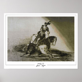 Francisco Goya Zedign Art Poster nr 499