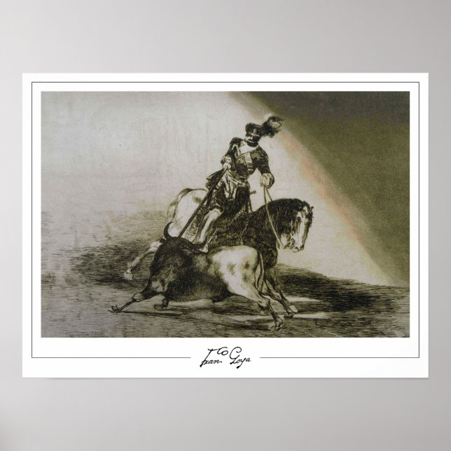 Francisco Goya Zedign Art Poster nr 499 (Framsidan)