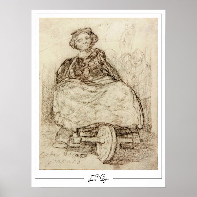 Francisco Goya Zedign Art Poster nr 502 (Framsidan)