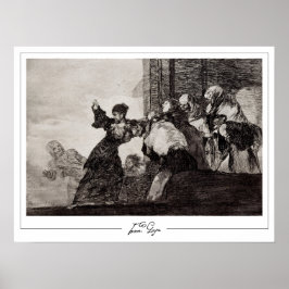 Francisco Goya Zedign Art Poster nr 504