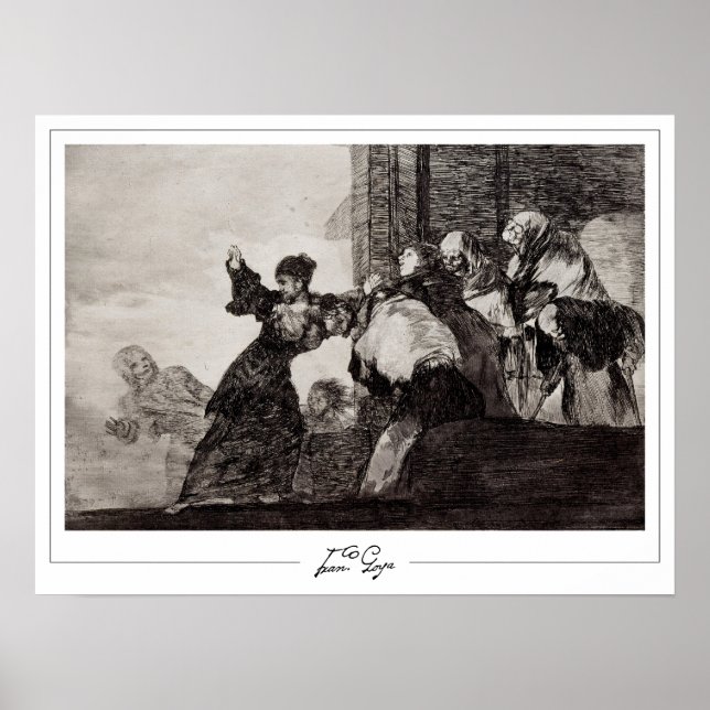 Francisco Goya Zedign Art Poster nr 504 (Framsidan)