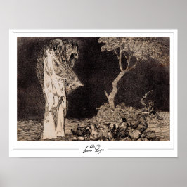 Francisco Goya Zedign Art Poster nr 507