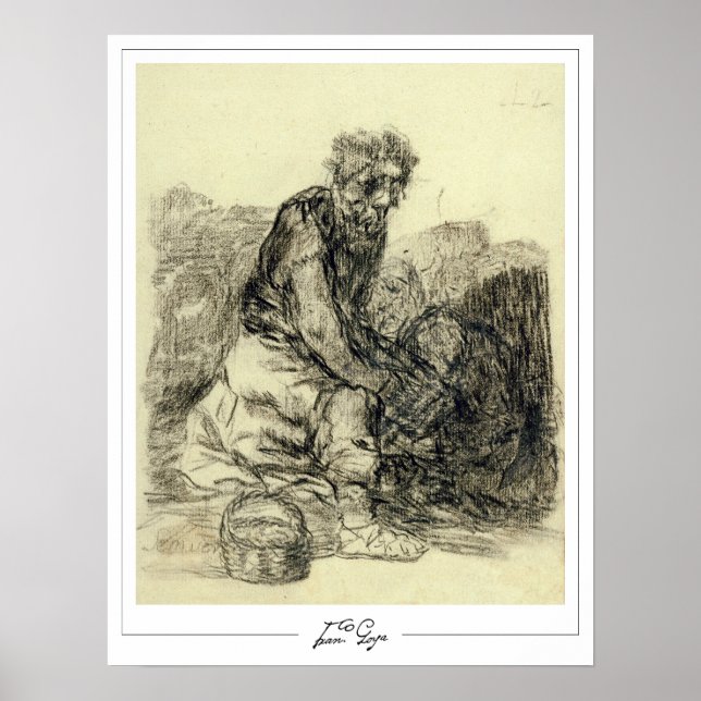 Francisco Goya Zedign Art Poster nr 508 (Framsidan)