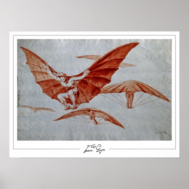 Francisco Goya Zedign Art Poster nr 512 (Framsidan)