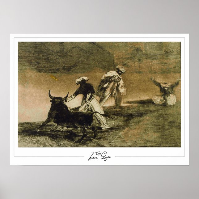 Francisco Goya Zedign Art Poster nr 527 (Framsidan)