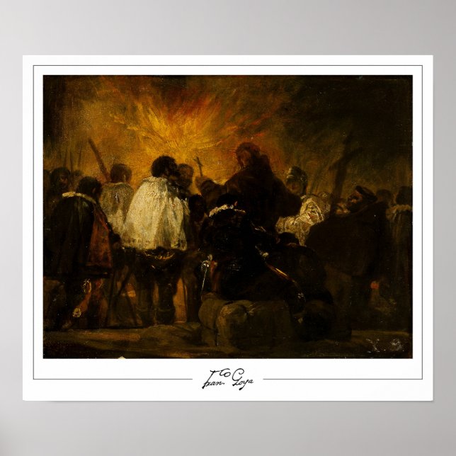 Francisco Goya Zedign konstaffisch #506 Poster (Framsidan)