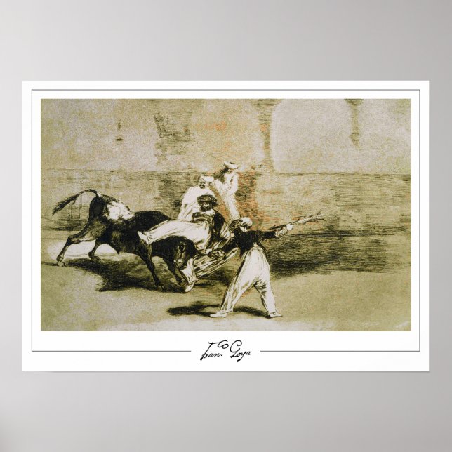 Francisco Goya Zedign konstaffisch #521 Poster (Framsidan)