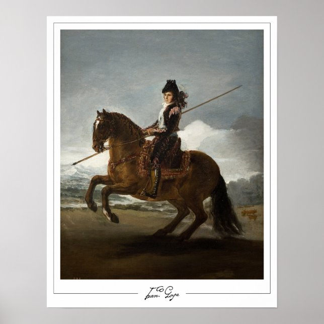 Francisco Goya Zedign konstaffisch #9 Poster (Framsidan)