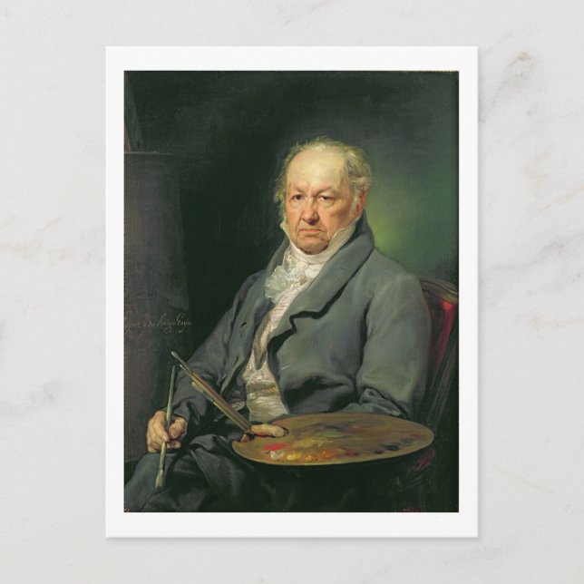 Francisco Jose de Goya, 1826 (olja på duk) Vykort (Framsida)