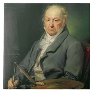Francisco Jose de Goya, 1826 (olja på kanfas) Kakelplatta