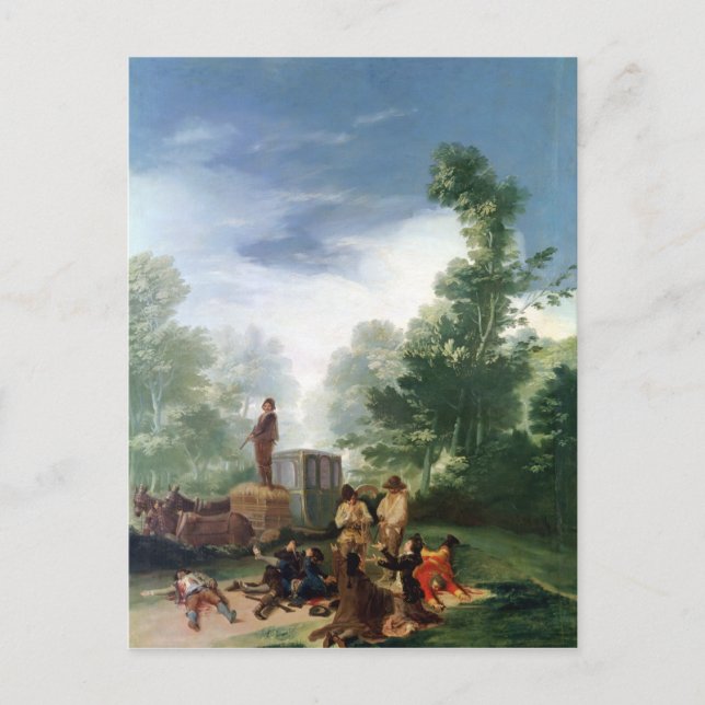 Francisco Jose de Goya y Lucientes | Angrepp på C Vykort (Framsida)