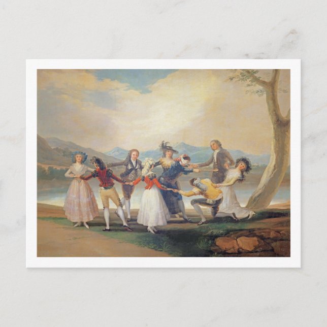 Francisco Jose de Goya y Lucientes | Blind Man's B Vykort (Framsida)
