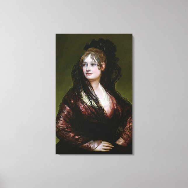 Francisco Jose de Goya y Lucientes | Dona Isabel d Canvastryck (Framsida)