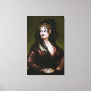 Francisco Jose de Goya y Lucientes   Dona Isabel D Canvastryck