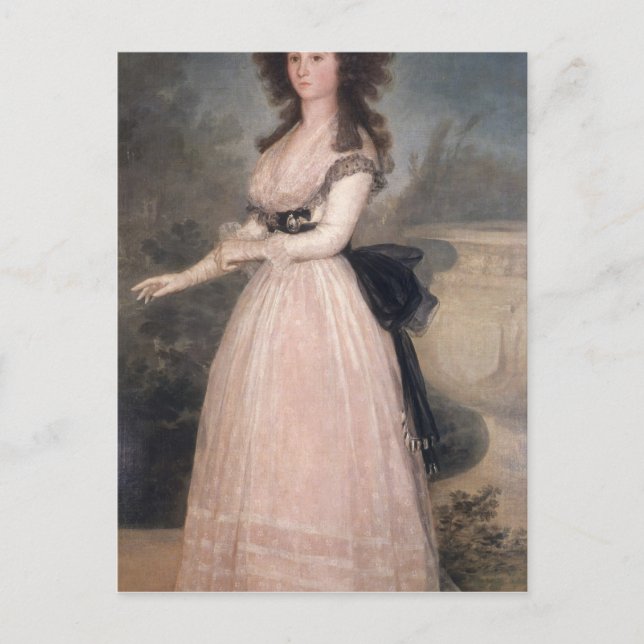Francisco Jose de Goya y Lucientes | Dona Tadea Ar Vykort (Framsida)