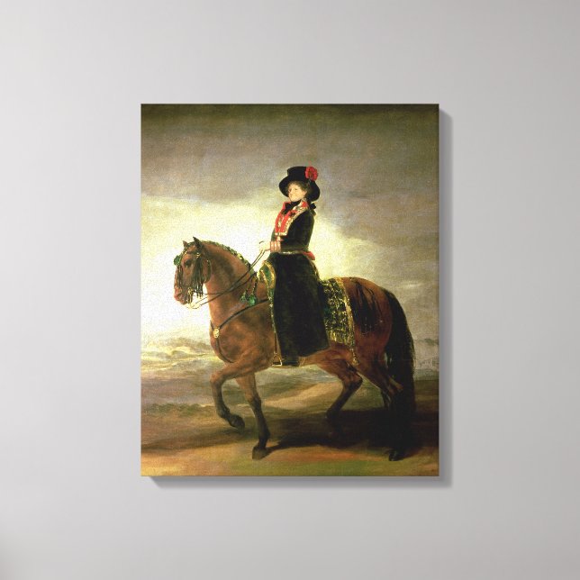 Francisco Jose de Goya y Lucientes | Ekvestriansk  Canvastryck (Framsida)