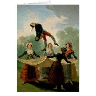 Francisco Jose de Goya y Lucientes El Pelele 17 Hälsningskort
