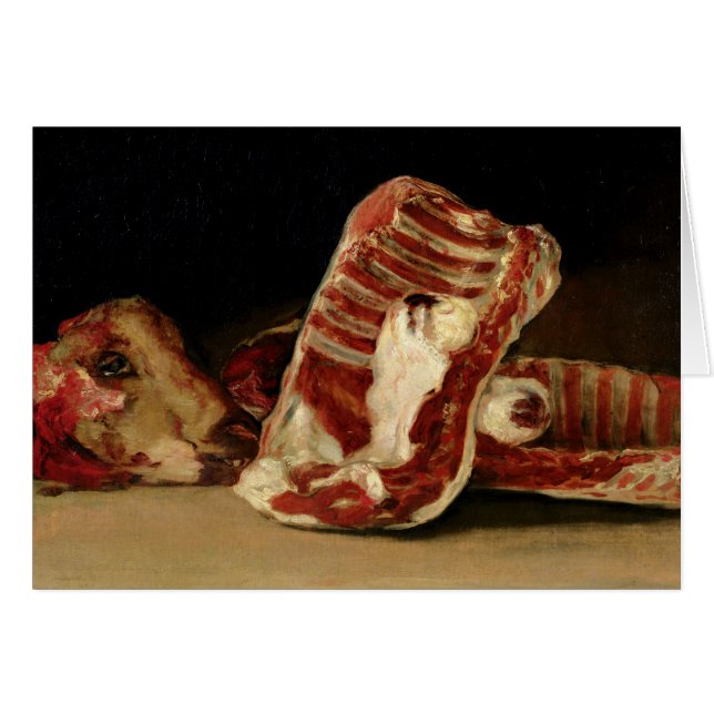 Francisco Jose de Goya y Lucientes | Fortsatt livs Hälsningskort (Framsidan Horizontal)