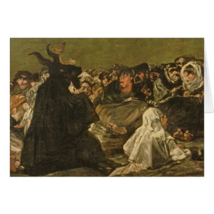 Francisco Jose de Goya y Lucientes   häxorna Hälsningskort
