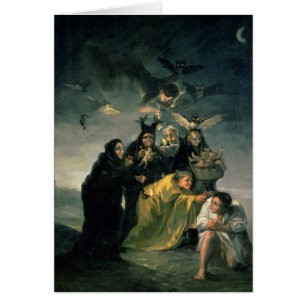Francisco Jose de Goya y Lucientes häxorna Hälsningskort