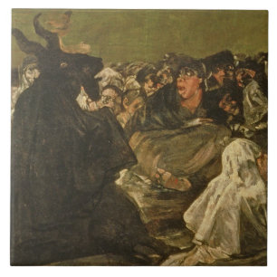 Francisco Jose de Goya y Lucientes häxorna Kakelplatta