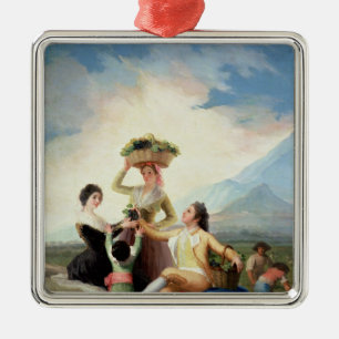 Francisco Jose de Goya y Lucientes   höst eller T Julgransprydnad Metall