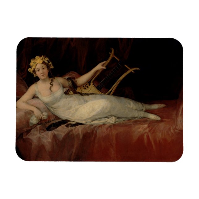 Francisco Jose de Goya y Lucientes | Marquesa Magnet (Horisontell)
