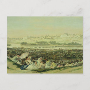 Francisco Jose de Goya y Lucientes Meadow at Vykort