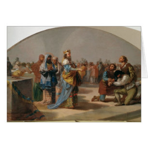 Francisco Jose de Goya y Lucientes parabelnollan Hälsningskort