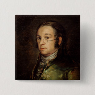 Francisco Jose de Goya y Lucientes   självporträ Knapp