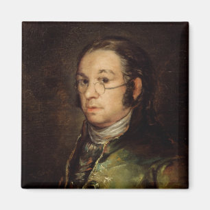 Francisco Jose de Goya y Lucientes   självporträ Magnet