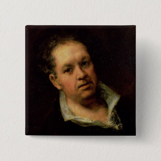 Francisco Jose de Goya y Lucientes | självporträtt Knapp (Framsida)