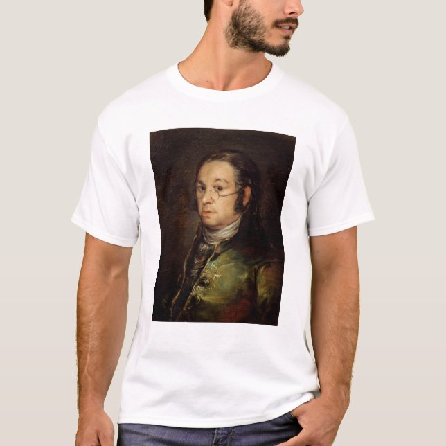 Francisco Jose de Goya y Lucientes | självporträtt T-shirt (Framsida)
