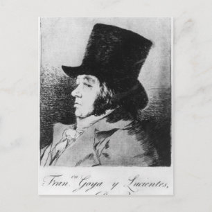 Francisco Jose de Goya y Lucientes   SJÄLVPORTRÄTT Vykort
