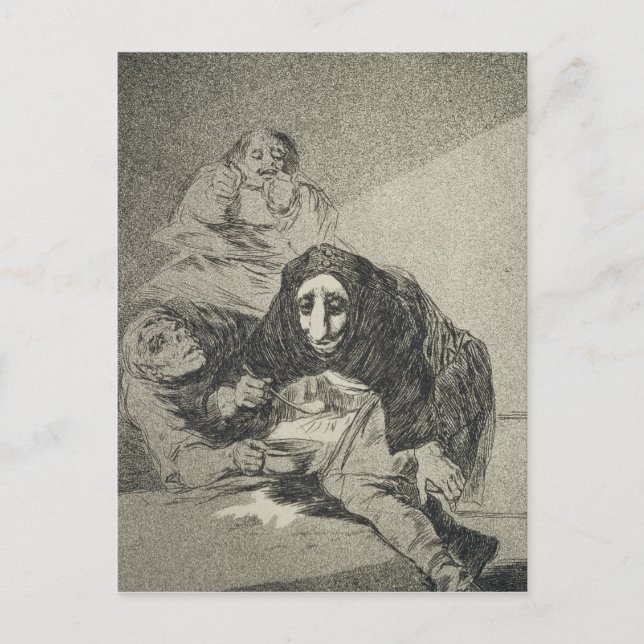 Francisco Jose de Goya y Lucientes | Skamning Vykort (Framsida)