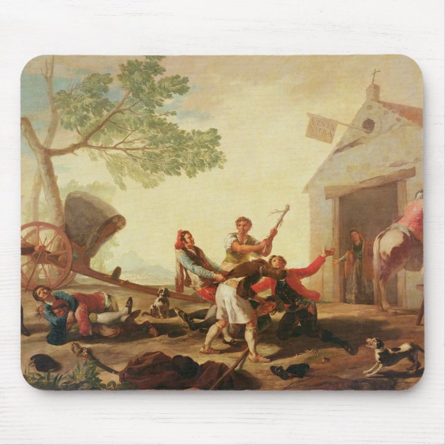 Francisco Jose de Goya y Lucientes | slagsmål på Musmatta (Framsidan)
