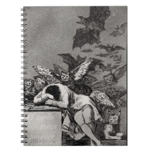 Francisco Jose de Goya y Lucientes Sömnen Anteckningsbok
