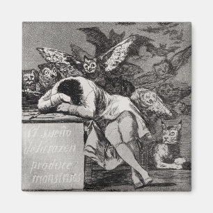 Francisco Jose de Goya y Lucientes sömnen av Magnet