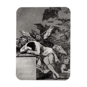 Francisco Jose de Goya y Lucientes sömnen av Magnet