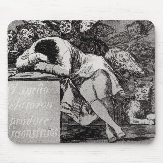 Francisco Jose de Goya y Lucientes | sömnen av Musmatta (Framsidan)
